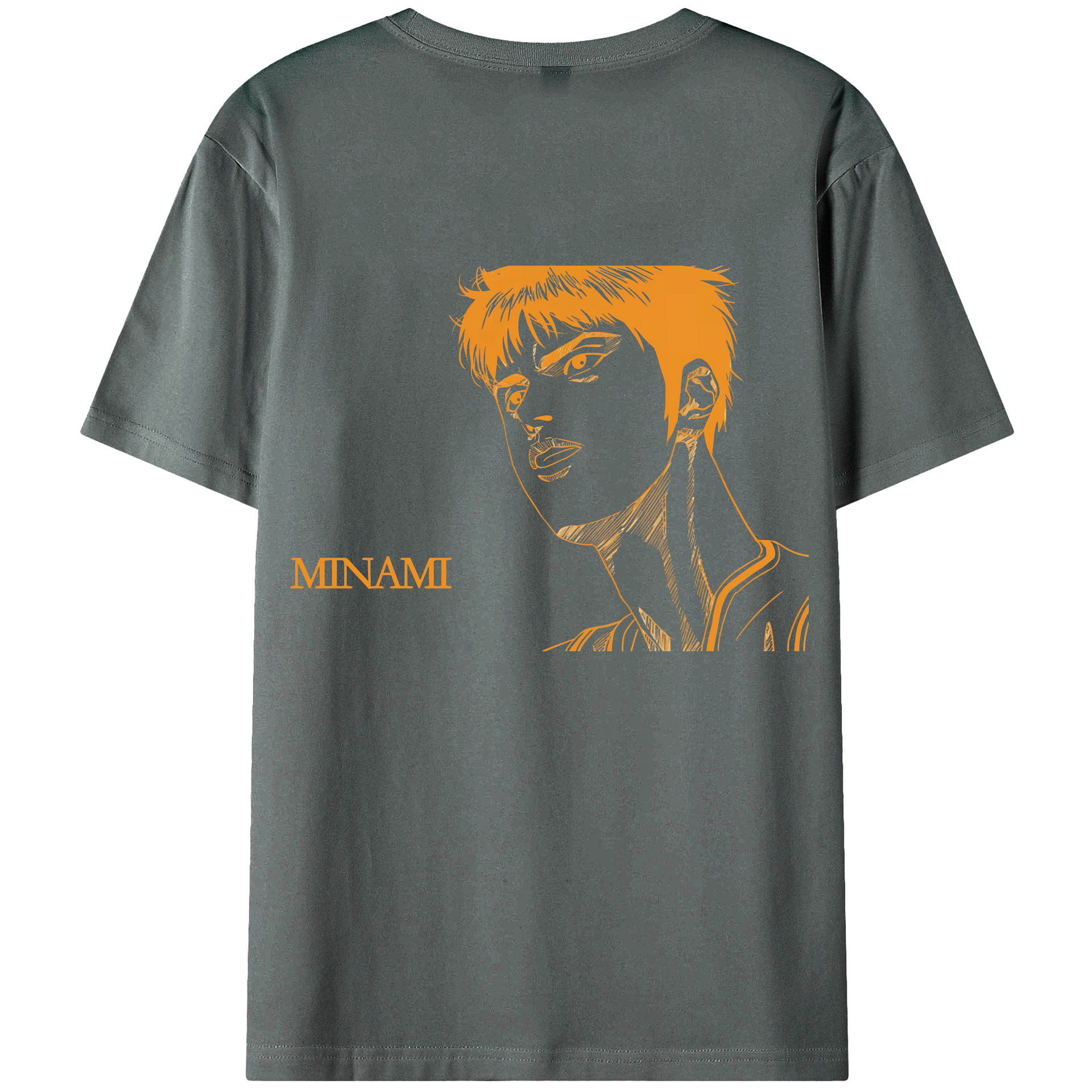 （画像用） SLAM DUNK／スラムダンク 綿100％ メンズ半袖Tシャツ（バックプリント） 通気性